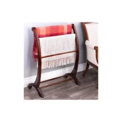 BOWERY HILL Transitional Plantation Cherry Finish Blanket Stand 9 BOWERY HILL Transitional Plantation Cherry Finish Blanket Stand -Best Furniture Store 51Mp8VTAgnL
