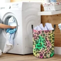 Rainbow Leopard Glitter Light Laundry Hamper Laundry Basket Bedroom Room Decor For Women Girls Dirty Clothes Organizer Boys Room Accessories Toy Bin Storage Bag 18 Rainbow Leopard Glitter Light Laundry Hamper Laundry Basket Bedroom Room Decor For Women Girls Dirty Clothes Organizer Boys Room Accessories Toy Bin Storage Bag -Best Furniture Store 51NHYHzhtvL