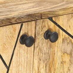 HURRISE Kitchen Wood Storage Cabinet, Kitchen Wood Sideboard Unique Texture 3 Doors Stable Commodious Storage Space For Dining Room For Hallway -Best Furniture Store 51NKThVfUQL