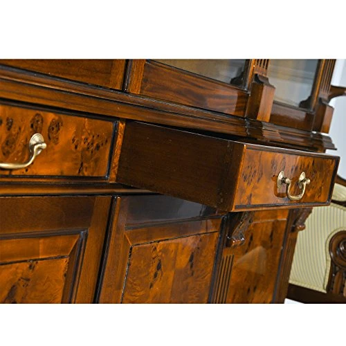 Niagara Furniture NDRC022 Burled Breakfront 6 Niagara Furniture NDRC022 Burled Breakfront - Image 6