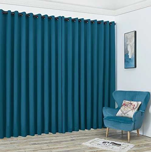 Blue Teal Extra Wide Curtain Panels With 2 Matching Tie-Backs. Use As Wall Curtains, Curtain Room Dividers, Portable Office Walls Dividers, Dividers For Bedroom. (Nicole 108 X 108 Teal) 1 Blue Teal Extra Wide Curtain Panels With 2 Matching Tie-Backs. Use As Wall Curtains, Curtain Room Dividers, Portable Office Walls Dividers, Dividers For Bedroom. (Nicole 108 X 108 Teal)