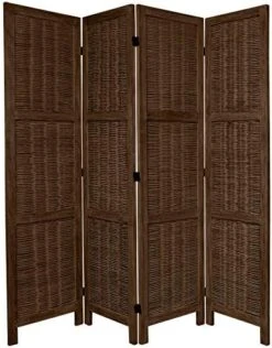 Oriental Furniture 5 1/2 Ft. Tall Bamboo Matchstick Woven Room Divider - Burnt Grey - 6 Panel 19 Oriental Furniture 5 1/2 Ft. Tall Bamboo Matchstick Woven Room Divider - Burnt Grey - 6 Panel -Best Furniture Store 51PX2IEc7L. AC