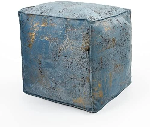 Idee-home Unstuffed Pouf Ottoman Cover, Bean Bag Ottoman Pouf Covers For Living Room Bedroom Floor Storage Pouf Footstools, Square Pouf Cover 10 Idee-home Unstuffed Pouf Ottoman Cover, Bean Bag Ottoman Pouf Covers For Living Room Bedroom Floor Storage Pouf Footstools, Square Pouf Cover - Image 10