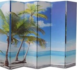 4-Panel Canvas Room Screen Divider Double Sided Digital Print Virgin Islands Beach Design 6 4-Panel Canvas Room Screen Divider Double Sided Digital Print Virgin Islands Beach Design -Best Furniture Store 51RSuEqsOxL. AC