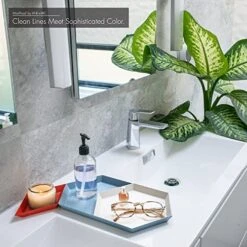 LINE+ARC ModTrays (Joshua Tree) Metal Stacking Decorative Trays For Coffee Table, Nesting, Geometric, Modern, Catchall For Vanity, Jewelry, Ottoman, Housewarming 16 LINE+ARC ModTrays (Joshua Tree) Metal Stacking Decorative Trays For Coffee Table, Nesting, Geometric, Modern, Catchall For Vanity, Jewelry, Ottoman, Housewarming -Best Furniture Store 51RsQjJ6ppL