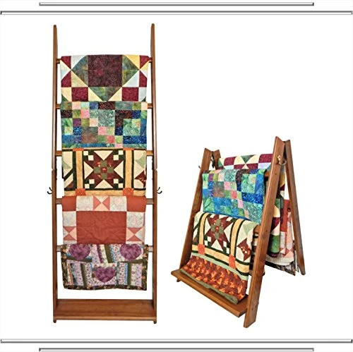 Liphontcta The LadderRack It's 2 Quilt Racks In 1! (7 Rung/24" Model/American English) 3 Liphontcta The LadderRack It's 2 Quilt Racks In 1! (7 Rung/24" Model/American English) - Image 3