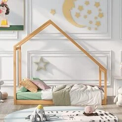 Winwee Wooden House Bed With Roof For Kids, Teens, Girls, Boys, Bedroom Furniture Children House Bed Frame, Can Be Decorated For Toddlers, Teens, Girls, Boys (White, Full) 14 Winwee Wooden House Bed With Roof For Kids, Teens, Girls, Boys, Bedroom Furniture Children House Bed Frame, Can Be Decorated For Toddlers, Teens, Girls, Boys (White, Full) -Best Furniture Store 51TAKSPpF9L. AC