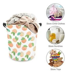 Peach Laundry Storage Basket Waterproof Foldable Laundry Hamper With Handles For Baby Nursery College Dorms Kids Bedroom 17 Peach Laundry Storage Basket Waterproof Foldable Laundry Hamper With Handles For Baby Nursery College Dorms Kids Bedroom -Best Furniture Store 51TLbBsxFvL