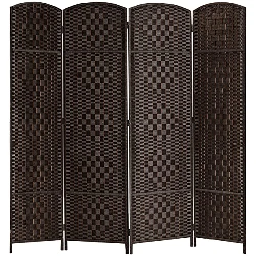 Room Divider 5.6Ft.Tall 16" Privacy Screen Room Dividers And Folding Privacy Screens, Partition & Wall Divider, Space Separate Screen Panel Freestanding Room Divider Wall-4 Panel, Dark Coffee 1 Room Divider 5.6Ft.Tall 16" Privacy Screen Room Dividers And Folding Privacy Screens, Partition & Wall Divider, Space Separate Screen Panel Freestanding Room Divider Wall-4 Panel, Dark Coffee
