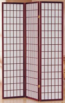 Milton Greens Stars 3-Panel Sam Room Divider, Cherry