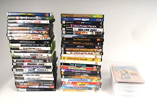 Atlantic 25 Pack Movie Sleeves - Clear Sleeve Hold Two Discs Each, Protects Discs Against Scratches And Dust 2 Atlantic 25 Pack Movie Sleeves - Clear Sleeve Hold Two Discs Each, Protects Discs Against Scratches And Dust - Image 2