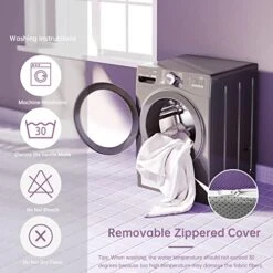 Folding Mattress Full Size, 4-Inch Foldable Mattress, Tri-Fold Gel Memory Foam Mattress With Washable Cover, Portable Mattress For Traveling, Camping, Guest Bed 13 Folding Mattress Full Size, 4-Inch Foldable Mattress, Tri-Fold Gel Memory Foam Mattress With Washable Cover, Portable Mattress For Traveling, Camping, Guest Bed -Best Furniture Store 51TXYzF9LjL