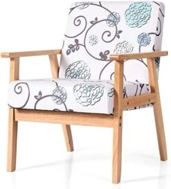 POWERSTONE Modern Upholstered Loveseat, Fabric Loveseat Sofa Couch Wooden 2-Seat Armchair For Home And Office (Yellow, Loveseat) -Best Furniture Store 51TpxvvT5nL. AC