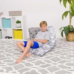 Posh Creations Bean Bag Chair For Kids And Teens -Twist Chair Medium 100L Size -Best Furniture Store 51U7uYrcq2L. AC