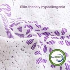  8 Inch Twin Memory Foam Mattress,Cooling Lavender  Mattress In A Box,Medium-Firm Mattress Made In USA,Pressure Relief & Temperature Regulation,Fiberglass-Free,CertiPUR-US Certified -Best Furniture Store 51UX4CWxE6L