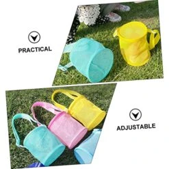 SECFOU Beach Toys 4pcs Backpack Beach For Mesh Storage Bag Mesh Travel Organizer Bags Beach Tote Bag Travel Laundry Bag Hanging Net Bag Travel Beach Tote Mesh Beach Bag Beach Bag Sandbox -Best Furniture Store 51VP2A5BKcL