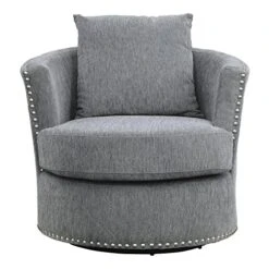 Lexicon Winona Swivel Chair, Gray -Best Furniture Store 51VWlPXo7vL