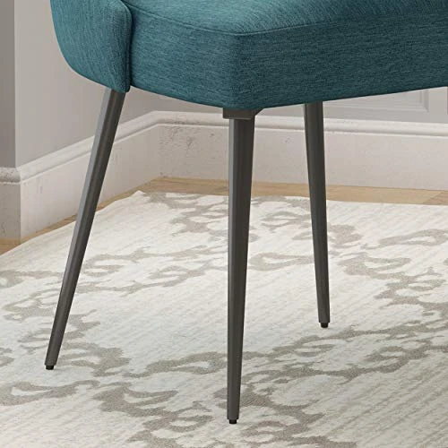 Christopher Knight Home Dawn Modern Fabric Dining Chairs (Set Of 2), Teal 5 Christopher Knight Home Dawn Modern Fabric Dining Chairs (Set Of 2), Teal - Image 5