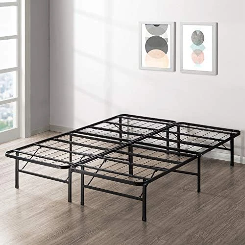 18 Inch Metal Platform Beds W/Heavy Duty Steel Slat Mattress Foundation (No Box Spring Needed), Queen, Black 6 18 Inch Metal Platform Beds W/Heavy Duty Steel Slat Mattress Foundation (No Box Spring Needed), Queen, Black - Image 6