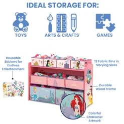 Delta Children Disney Princess Deluxe 9 Bin Design And Store Toy Organizer, Greenguard Gold Certified 10 Delta Children Disney Princess Deluxe 9 Bin Design And Store Toy Organizer, Greenguard Gold Certified -Best Furniture Store 51WVs277jjL