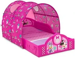 Delta Children Disney Minnie Mouse Plastic Sleep And Play Toddler Bed With Canopy -Best Furniture Store 51WiEjRRaYL. AC
