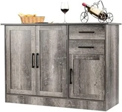 Giantex Buffet Sideboard Storage Credenza Cabinet Console Table Kitchen Dining Room Furniture Organizer, Entryway Cupboard With 2-Door Cabinet And 2 Drawers (White & Vermilion) 18 Giantex Buffet Sideboard Storage Credenza Cabinet Console Table Kitchen Dining Room Furniture Organizer, Entryway Cupboard With 2-Door Cabinet And 2 Drawers (White & Vermilion) -Best Furniture Store 51Wrros80jL. AC