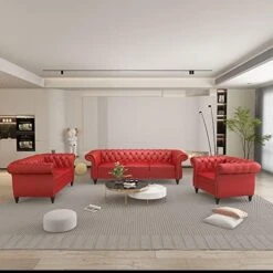 QHITTY 2 Piece Living Room Set, Sectional Chesterfield Sofa Chair Contemporary Upholstered Velvet Loveseat Couch Sets For Living Room, Bedroom, Office 28 QHITTY 2 Piece Living Room Set, Sectional Chesterfield Sofa Chair Contemporary Upholstered Velvet Loveseat Couch Sets For Living Room, Bedroom, Office -Best Furniture Store 51XazvS9RL. AC