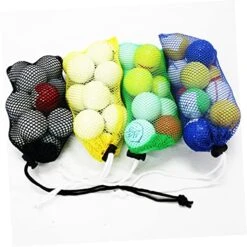 CLISPEED 4 Pcs Mesh Laundry Bags Mesh Travel Organizer Bags Net Bags Mesh Stuff Sack Mesh Drawstring Storage Bag Nylon Drawstring Sack Ball Bag Mesh Bag Accessories Drawstring Storage Bag -Best Furniture Store 51XyDbGJzoL