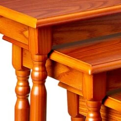 Frenchi Home Furnishing Nesting Table, 3-Piece, Oak 9 Frenchi Home Furnishing Nesting Table, 3-Piece, Oak -Best Furniture Store 51Y4hLfAzWL