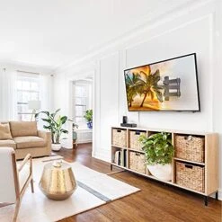 PERLESMITH TV Wall Mount For 13-42 Inch Flat Or Curved TVs & Monitors, Full Motion TV Wall Mount With Articulating Arms Swivel Tilt Extends, Corner Tv Bracket Max VESA 200x200 Mm Up To 44lbs, PSSFK1 -Best Furniture Store 51YRHkJUBFS