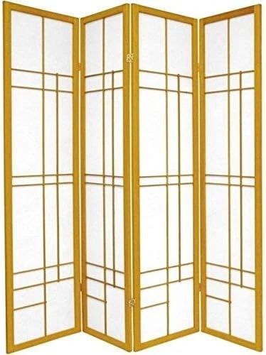 Al Furniture 6 Ft. Tall Eudes Shoji Screen - Natural - 3 Panels 7 Al Furniture 6 Ft. Tall Eudes Shoji Screen - Natural - 3 Panels - Image 7