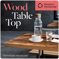 HEIRLOUM Reclaimed Wood Table Top - Rustic Recycled Solid Wooden Piece Perfect For Signs, Counters, Kitchens Table Tops (Reclaimed Wood Table Top - Economy, 24" X 48") 16 HEIRLOUM Reclaimed Wood Table Top - Rustic Recycled Solid Wooden Piece Perfect For Signs, Counters, Kitchens Table Tops (Reclaimed Wood Table Top - Economy, 24" X 48") -Best Furniture Store 51YjYkldcOL