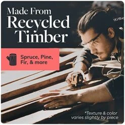 HEIRLOUM Reclaimed Wood Table Top - Rustic Recycled Solid Wooden Piece Perfect For Signs, Counters, Kitchens Table Tops (Reclaimed Wood Table Top - Economy, 24" X 48") 18 HEIRLOUM Reclaimed Wood Table Top - Rustic Recycled Solid Wooden Piece Perfect For Signs, Counters, Kitchens Table Tops (Reclaimed Wood Table Top - Economy, 24" X 48") -Best Furniture Store 51YmeNQ3dqL