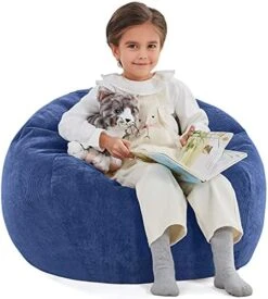 Nobildonna Bean Bag Chair Cover (No Filler) For Kids And Adults. Extra Large 300L Beanbag Stuffed Animal Storage Soft Premium Corduroy -Best Furniture Store 51YqUhmwKiS. AC