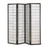 Panel Shoji Screen Room Divider 3-10 Panel (4 Panel, Black, White, Cherry, Natural)