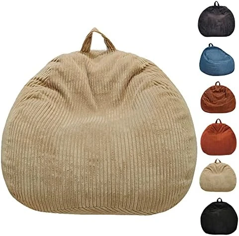 Bean Bag Chairs Cover (No Filler),Bean Bag Cover,Stuffed Animal Storage Bean Bag,Bean Bag For Kids,Adults,Teens,36 X 45 In Blue Bean Bag 7 Bean Bag Chairs Cover (No Filler),Bean Bag Cover,Stuffed Animal Storage Bean Bag,Bean Bag For Kids,Adults,Teens,36 X 45 In Blue Bean Bag - Image 7