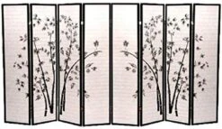 Select Bamboo, Flowers 3 To 8 Panel Room Divider (Bamboo, 4) -Best Furniture Store 51aCxtHzH L. AC