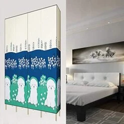 N/A Detachable Wardrobe Steel Frame Thicken Bold Double Folding Full Hanging Fabric Simple Storage Economy Cloth Wardrobe 7 N/A Detachable Wardrobe Steel Frame Thicken Bold Double Folding Full Hanging Fabric Simple Storage Economy Cloth Wardrobe -Best Furniture Store 51aQiYnopRL