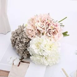 1/5PCs Artificial Hydrangea Bouquet Silk Fake Flowers For Home Decor Garden Wedding Decoration Bride Holding Flowers Accessories -Best Furniture Store 51agOhGIE6L. AC 2