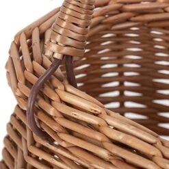 Red Hamper Childrens Light Steamed Swing Handled Coracle Wicker Shopping Basket, Us:one Size, Brown -Best Furniture Store 51bWEUcgS0L