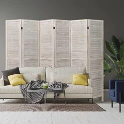 Room Divider 6 Panel, Wooden Room Divider Wall, 6 Panel Folding Privacy Screens, Freestanding Room Partition For Office Kitchen Bedroom Balcony (White) 19 Room Divider 6 Panel, Wooden Room Divider Wall, 6 Panel Folding Privacy Screens, Freestanding Room Partition For Office Kitchen Bedroom Balcony (White) -Best Furniture Store 51bs81f2JaL