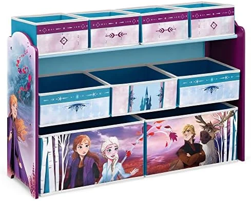 Delta Children Disney Princess Deluxe 9 Bin Design And Store Toy Organizer, Greenguard Gold Certified 5 Delta Children Disney Princess Deluxe 9 Bin Design And Store Toy Organizer, Greenguard Gold Certified - Image 5