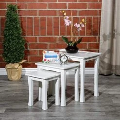 DTY Boulder 3-Piece Nesting Tables Indoor Living Furniture Collection