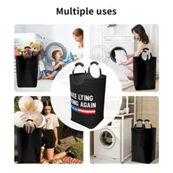 GENERIC Make Lying Wrong Again Baseball Laundry Hamper Storage Basket Toys Clothes Organizer Bin For Home Bathroom Bedroom Dorm Nursery 11 GENERIC Make Lying Wrong Again Baseball Laundry Hamper Storage Basket Toys Clothes Organizer Bin For Home Bathroom Bedroom Dorm Nursery -Best Furniture Store 51c5J7cflgL