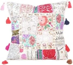 Eyes Of India - 22 X 12 Purple Patchwork Round Pouf Pouffe Ottoman Cover Floor Seating Bohemian Accent Boho Chic Indian Handmade 22 Eyes Of India - 22 X 12 Purple Patchwork Round Pouf Pouffe Ottoman Cover Floor Seating Bohemian Accent Boho Chic Indian Handmade -Best Furniture Store 51cKjiG36aL. AC 1