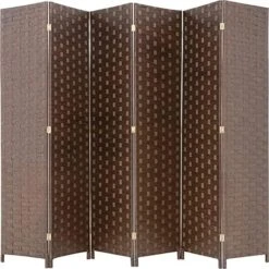 Room Divider, 4 Panel Room Dividers And Folding Privacy Screens 6FT Tall Sound Proof Wall Divider Wood Screens Dorm Partitions Freestanding Temporary Wall Room Furniture Separators- Black -Best Furniture Store 51cRS919mS. AC