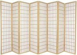 Quare Room Divider Shoji Screen Wood Natural 4 -Best Furniture Store 51cpVqFegEL. AC