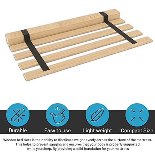 0.75-Inch Standard Mattress Support Wooden Bunkie Board/Slats, Twin Size 3 0.75-Inch Standard Mattress Support Wooden Bunkie Board/Slats, Twin Size - Image 3