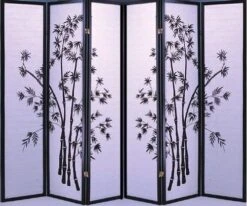Select Bamboo, Flowers 3 To 8 Panel Room Divider (Bamboo, 4) -Best Furniture Store 51dPQqVsUL. AC