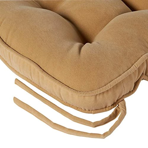 Greendale Home Fashions Hyatt Jumbo Rocking Chair Cushion, 2 Piece Set, Beige 2 Greendale Home Fashions Hyatt Jumbo Rocking Chair Cushion, 2 Piece Set, Beige - Image 2